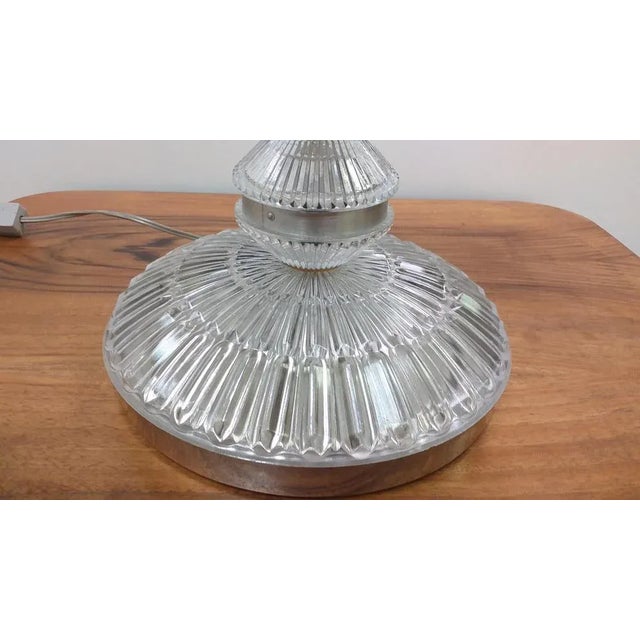 Glass Table Lamp, Czechoslovakia, 1970s For Sale - Image 6 of 11