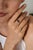 Ink Blue Modern 14k Gold Toi Et Moi Ring Size 6.5 With 1.45ct Blue Sapphire & Diamonds For Sale - Image 8 of 16