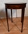 1910s Pair Antique English Hepplewhite Mahogany Side Tables / End Tables For Sale - Image 16 of 18