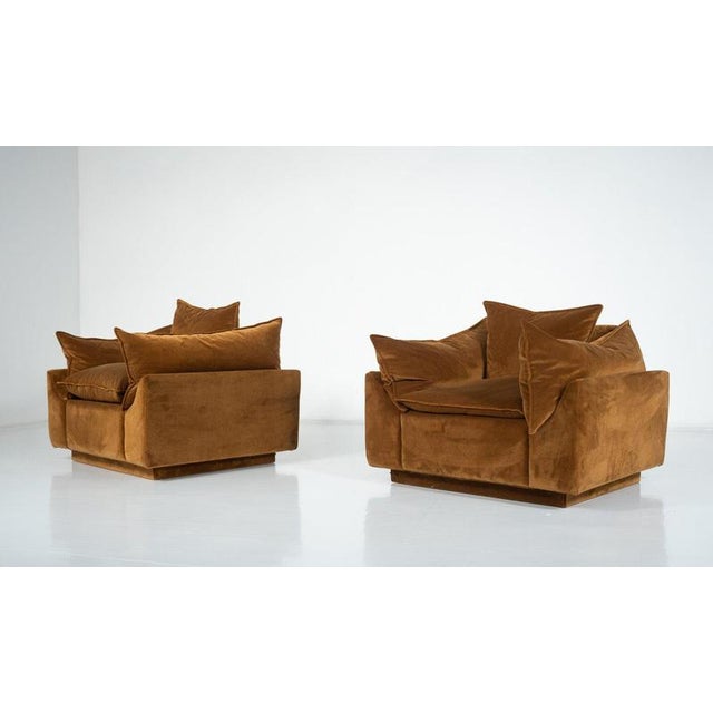 Cado Armchairs by Gunnar Gravesen and David Lewis Divano for ICF, 1970, Set of 2 For Sale - Image 4 of 12