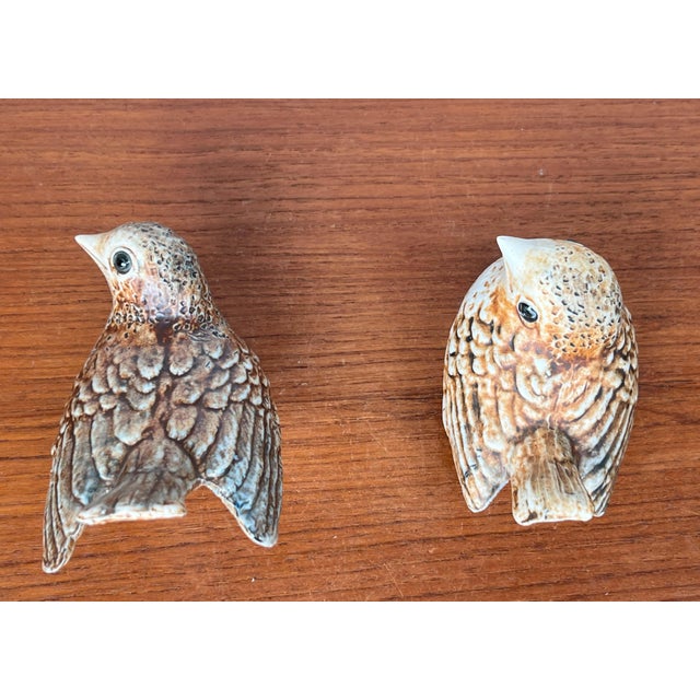 Mid-Century Modern Danish Studio Pottery Bird Figurines by Poul Hauch Carlsen, 1960s, Set of 2 For Sale - Image 15 of 18