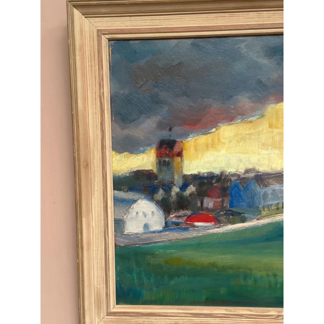 A.G., Village, 1948, Oil on Panel For Sale - Image 9 of 18