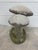 English Mid 20th Century Concrete Mushroom and Frog With Brown Accents For Sale - Image 3 of 6