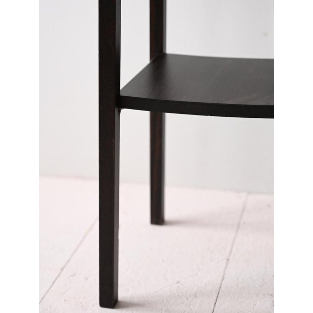 1960s Vintage Swedish Wooden Pedestal, 1960s For Sale - Image 5 of 9