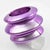 Contemporary Mary Oros Extra-Wide Purple Acrylic Resin Link Bracelet For Sale - Image 3 of 10