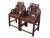 Early 20th Century Pair Antique Chinese Taishi Chairs 1 For Sale - Image 5 of 12
