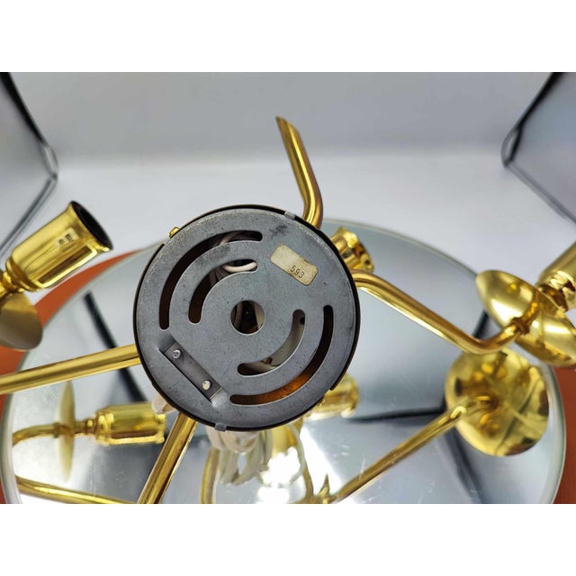 Vintage Brass Triple Wall Lamp, 1970s For Sale - Image 6 of 10