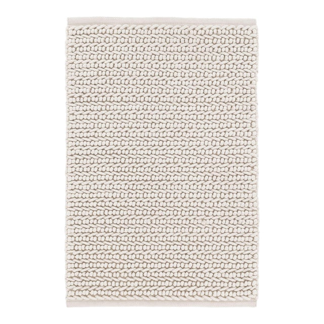 Dash & Albert by Annie Selke Veranda Ivory Indoor/Outdoor Rug, 5' x 8' For Sale