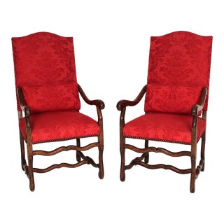 Pair of Louis XIV Style Armchairs For Sale