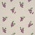 SAMPLE - Schumacher X Caroline Z Hurley Grapes Hand Block Print Fabric In Purple On Natural For Sale