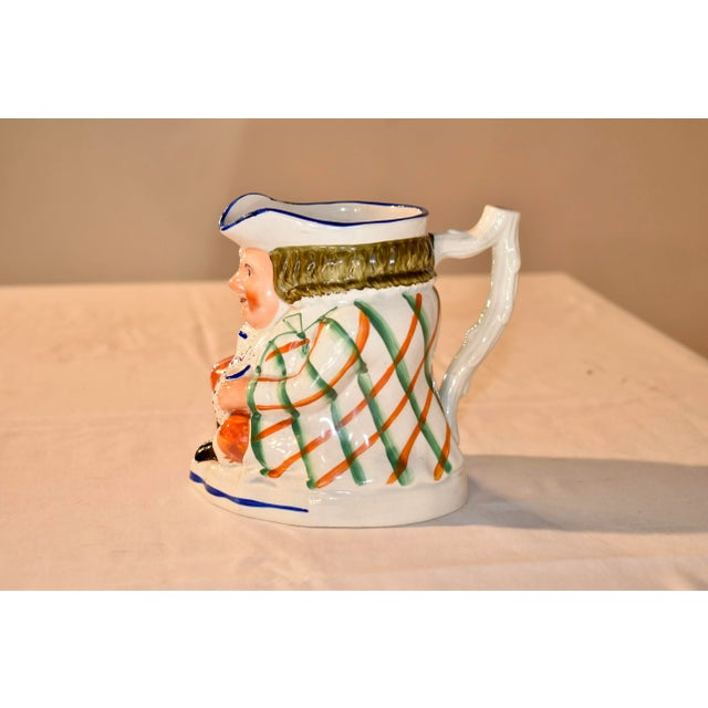 19th Century Toby Jug With Plaid Jacket For Sale - Image 4 of 7