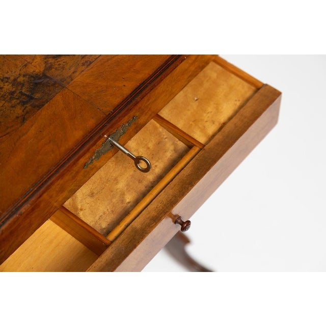 Antique Sewing Table with 2 Drawers, 1905 For Sale - Image 6 of 18