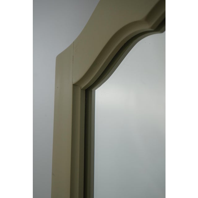 Ethan Allen Off White Painted Cheval Stand Up Floor Mirror For Sale In Philadelphia - Image 6 of 10
