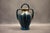 Large Art Nouveau Goat Figurine in Duck-Blue Glazed Stoneware with Drips by Léon Pointu for Saint-Amand-en-Puisaye, 1920s For Sale - Image 6 of 10