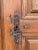 Brown 18th C Antique French Pine Armoire Doors - A Pair For Sale - Image 8 of 13