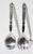 Georg Jensen Acorn Pattern servers. Sterling Silver weight is 8.5 ozs. The measurements are 10.2" long and 2.5" wide at...