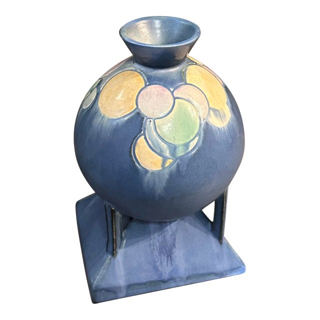 1920s Roseville Futura "Balloons" Vase 404-8 For Sale