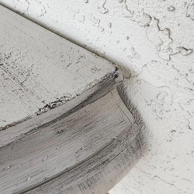 Antique French Serpentine Dresser Distressed For Sale - Image 16 of 18