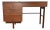 60s Mid-Century Walnut Writing Desk by Stanley For Sale