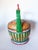 Chinese Vintage Folk Art Chinese Wedding Basket, Hand Painted For Sale - Image 3 of 12