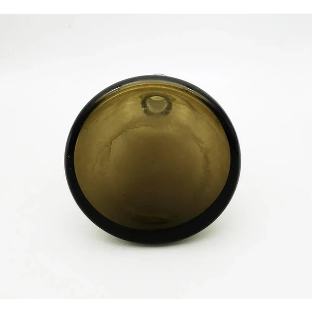 Murano Glass & Fumè Bottle or Vase, 1950s For Sale - Image 6 of 8