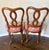 French Provincial 1950s Mid-Century French Provincial Pretzel-Back Chairs - Pair For Sale - Image 3 of 12