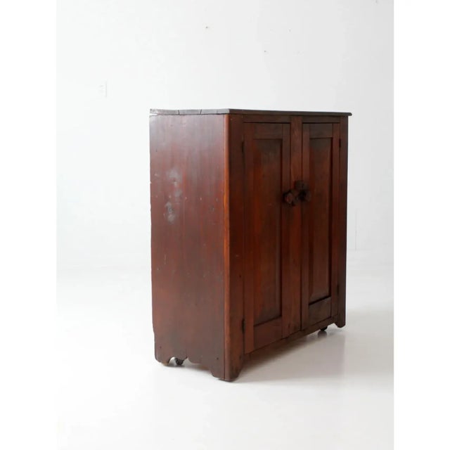 Early 20th Century Antique Primitive Cupboard For Sale - Image 5 of 10