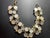 MCM Lisner Mother-of-Pearl Bracelet Multi-Tiered Structural Design Rhinstone Accent For Sale In South Bend - Image 6 of 6