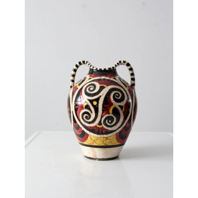 Vintage Italian Ceramic Vase For Sale - Image 11 of 11