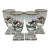 30s English Horse Fox Hunting Scene Hand Painted Goblets - Set of 4 For Sale