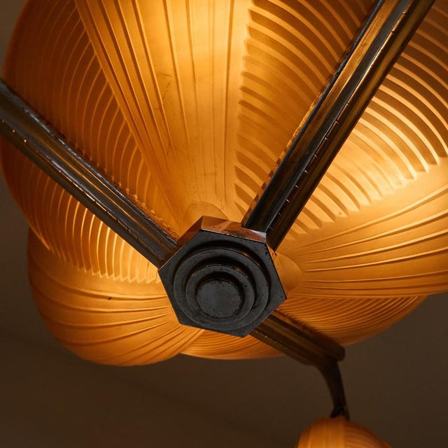 Art Deco Chandelier from Atelier Petitot, France, 1930s For Sale - Image 18 of 18