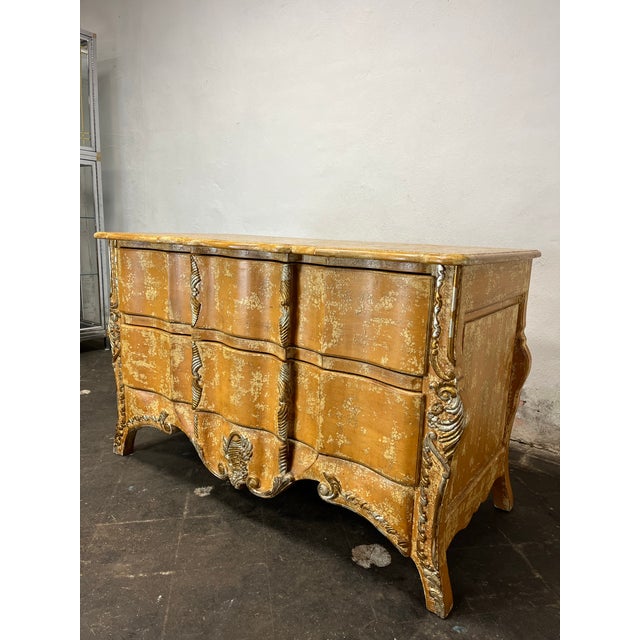 Cal Mode Cal Mode French Provincial Commode Chest of Drawers For Sale - Image 4 of 12