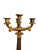 Metal French Empire Gilt Bronze Candelabras, Set of 2 For Sale - Image 7 of 9