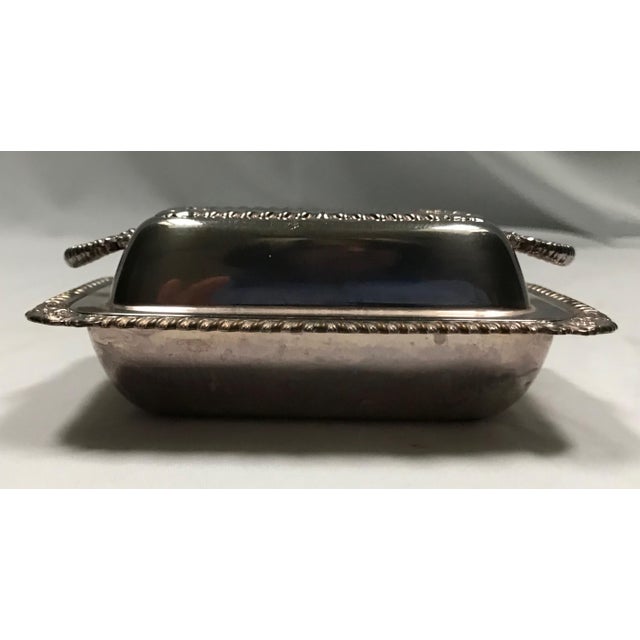 Miniature covered dish. For butter? Caviar? Whatever you want to put in it. 4.5 x 3.5 x 2"h