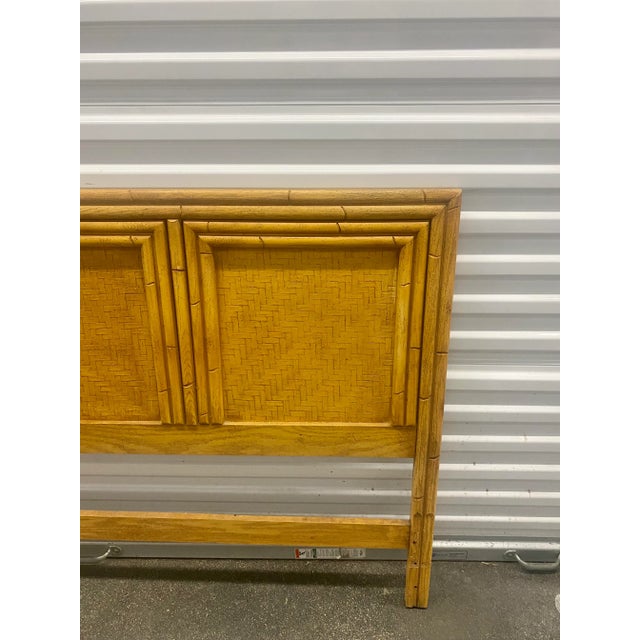 1970s King Size Faux Bamboo Headboard Chairish