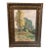 20th Century Suzanne Burel Original French Watercolor in Antique Frame - Signed For Sale