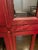 Shabby Chic Crate & Barrel Rojo Red Tall Cabinet For Sale - Image 3 of 9