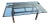 Mid-Century Modern Asian Influenced Glass Dining Table in Faux Bamboo Having Bronze Fretwork For Sale - Image 3 of 12