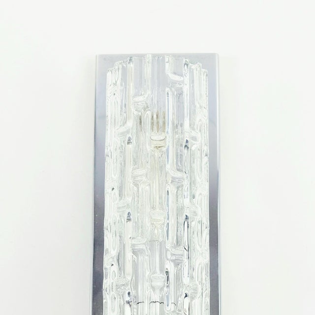 Mid-Century Modern Mid-Century Modern Murano Glass Wall Lights from Doria Leuchten, Germany, 1960s, Set of 2 For Sale - Image 3 of 13