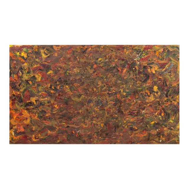 Andy Miller Abstract Composition Oil on Canvas For Sale