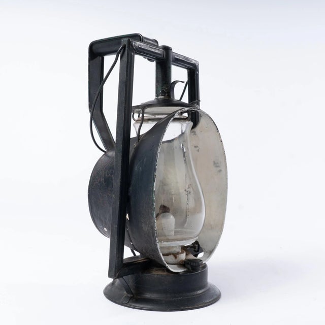 Early 20th Century Antique 1900s Dietz Acme Large Inspector Lamp Railroad Lantern, New York For Sale - Image 5 of 8