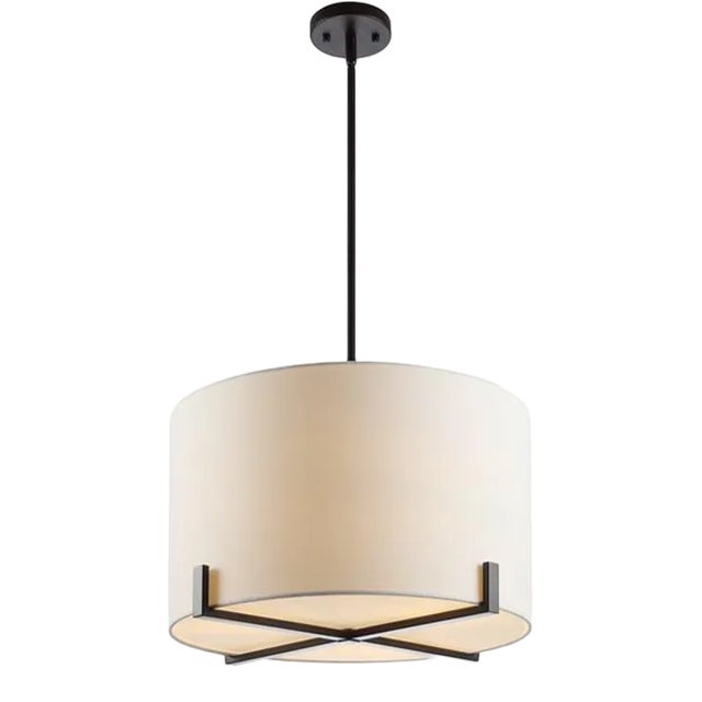 This Tarlon Pendant Light transforms the classic style of a standing floor lamp for smart overhead illumination. Tarlon...