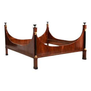 Antique Italian Empire Bed, 1800s For Sale