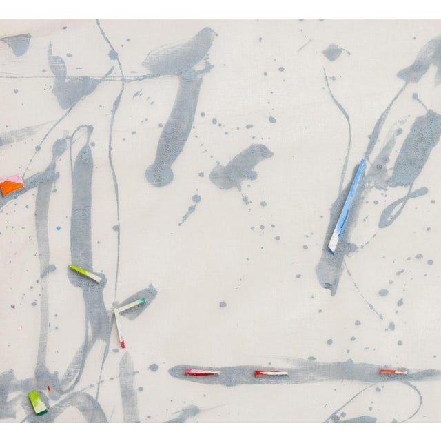 Contemporary Elfi Schuselka "Composite I" Mixed Media, 1981 For Sale - Image 3 of 8