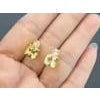 Bochic "Orient" Lemon Topaz & White Topaz Earrings Set In 18K Gold & Silver For Sale - Image 16 of 18