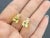 Bochic "Orient" Lemon Topaz & White Topaz Earrings Set In 18K Gold & Silver For Sale - Image 16 of 18