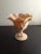 1960s Vintage Westmoreland Almond Slag Glass Pedestal Compote For Sale - Image 5 of 11