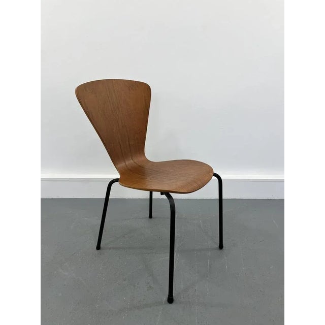 Wood Danish Plywood Chair, 1970s For Sale - Image 7 of 7