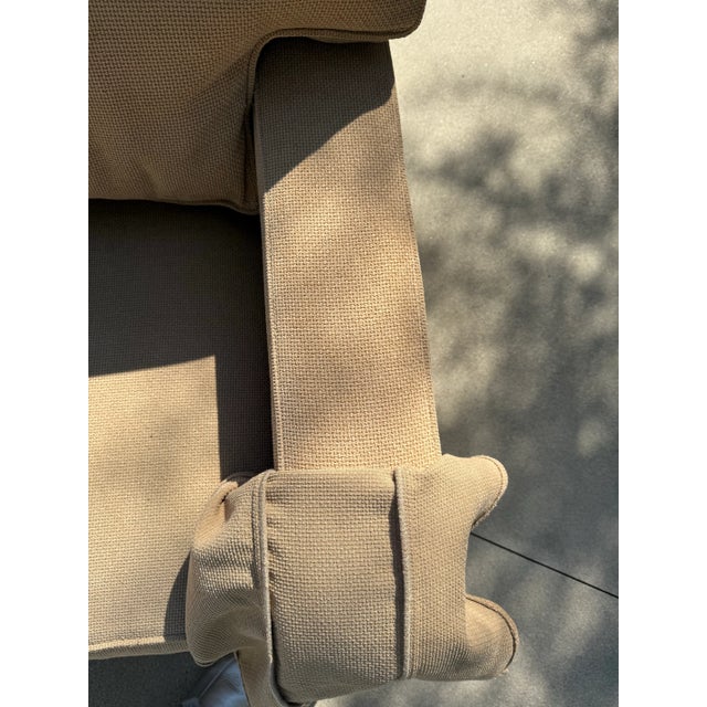 Ethan Allen Bennett Track-Arm Three-Seat Sofa and Ottoman For Sale In Los Angeles - Image 6 of 11