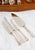 English cutlery set for 6 place settings, with serving pieces, made in Sheffield in the Kings Pattern style. Marked EPNS...